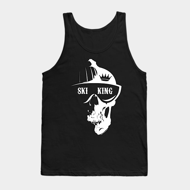 SKI KING Tank Top by Illustratorator